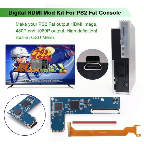 Ps2 fat digital hdmi mod - fat,
