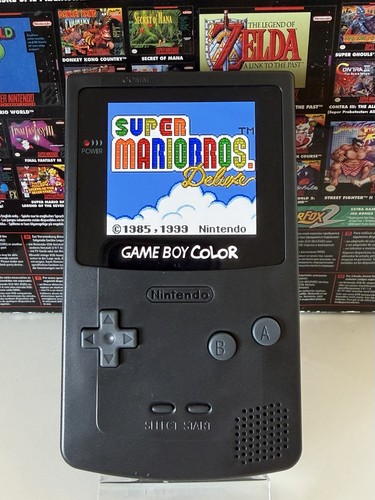 Nintendo gameboy colour with - colour,