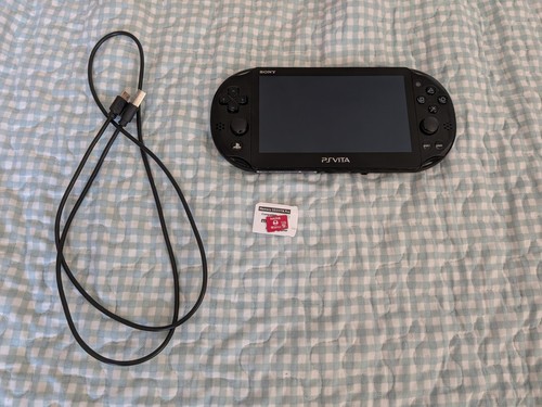 Vita slim black console cfw - console,