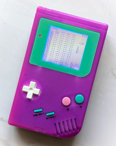Modded nintendo gameboy - dmg, |