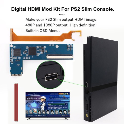 Ps2 slim digital hdmi kit - hdmi,