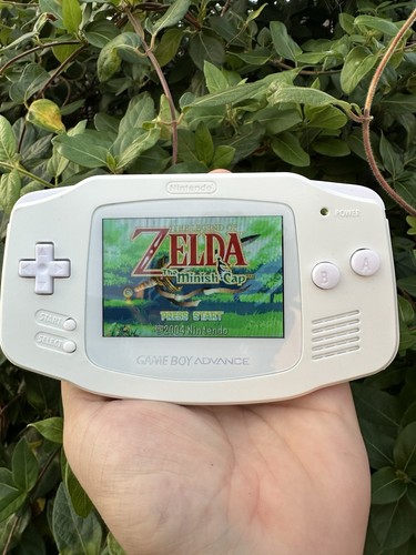 Game boy advance white modded - game,