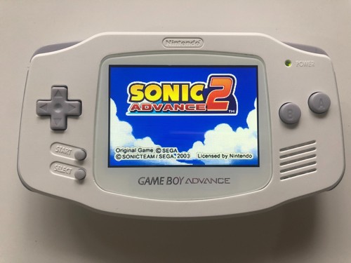 Gameboy advance with backlit - with,